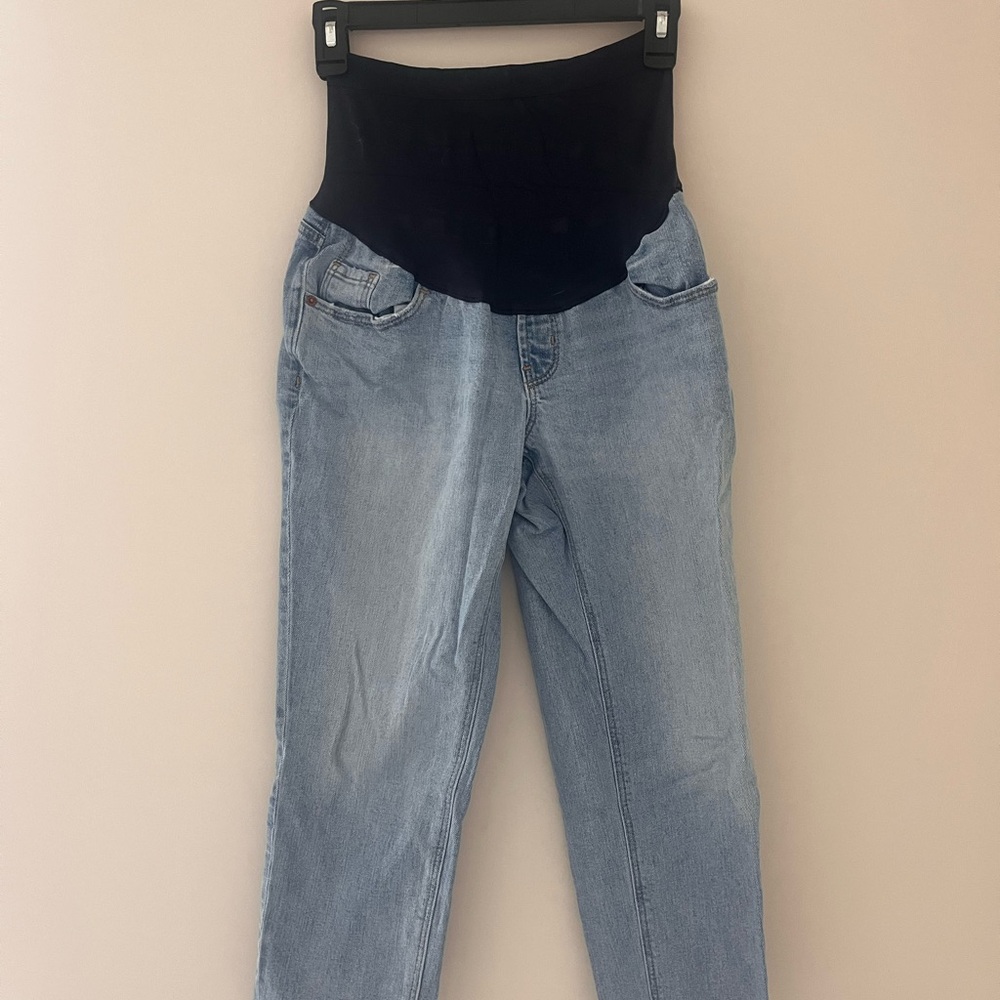 Maternity Light Wash Blue Jeans